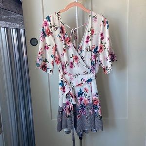 Three Pink Hearts, XL, Floral